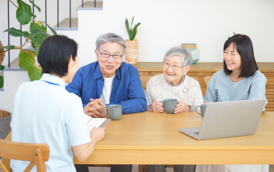 在宅移行・夜間支援のイメージ